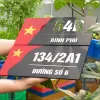 Bảng số nhà mica dán tường lá cờ nổi bật (11)