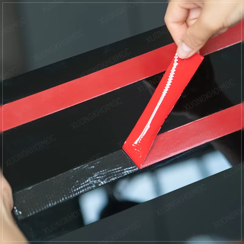 Bảng số nhà mica dán tường lá cờ nổi bật (5)