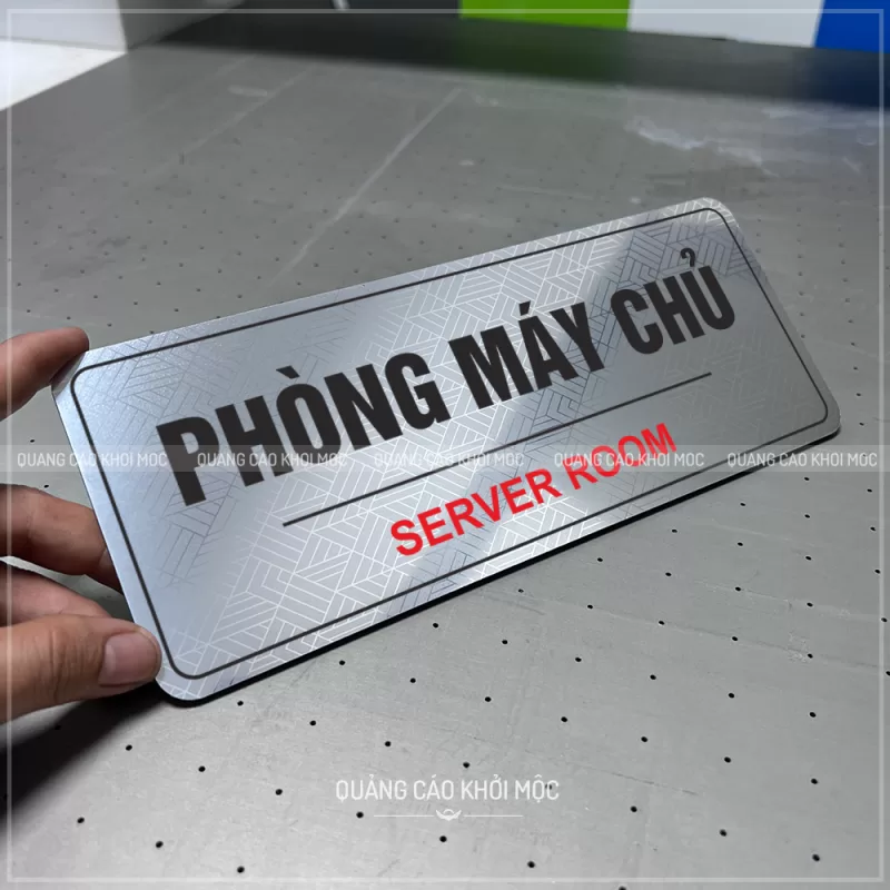 Bảng Tên Phòng Các Loại - KMS-63 - ALu In UV - Ảnh 12