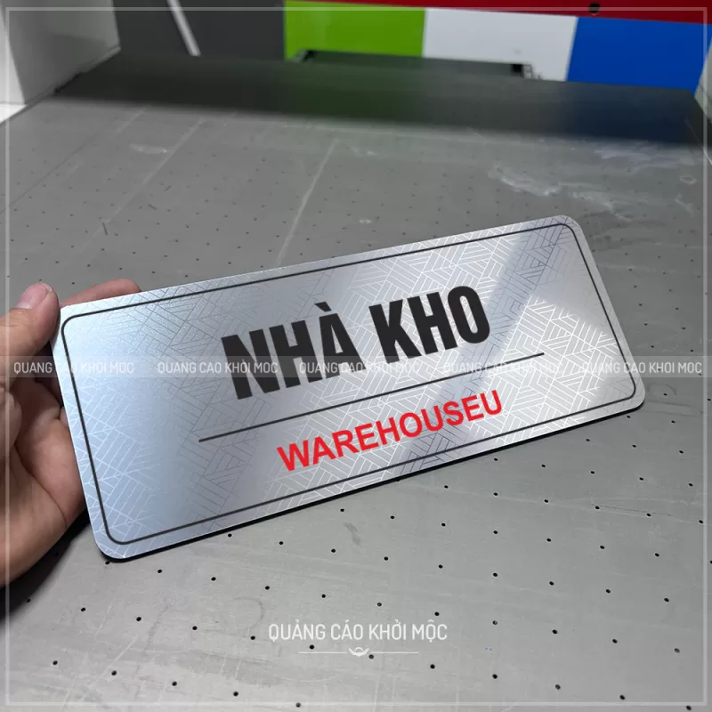 Bảng Tên Phòng Các Loại - KMS-63 - ALu In UV - Ảnh 7