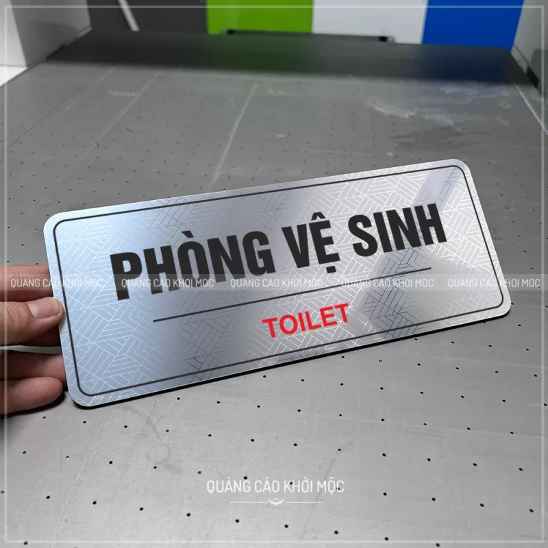 Bảng Tên Phòng Các Loại - KMS-63 - ALu In UV - Ảnh 4