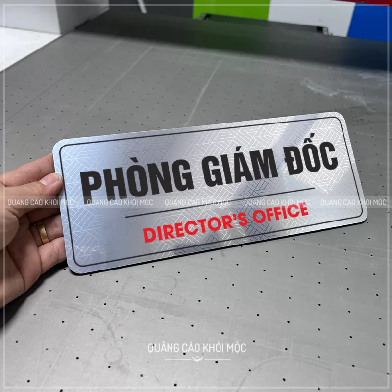 Bảng Tên Phòng Các Loại - KMS-63 - ALu In UV - Ảnh 21