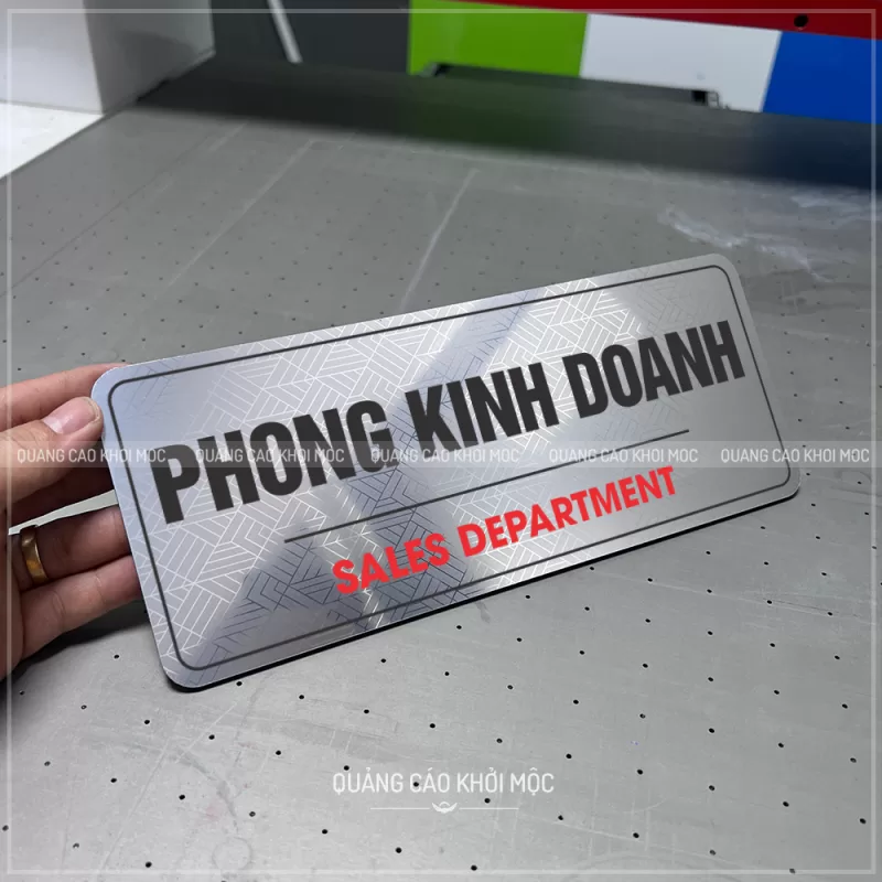 Bảng Tên Phòng Các Loại - KMS-63 - ALu In UV - Ảnh 20