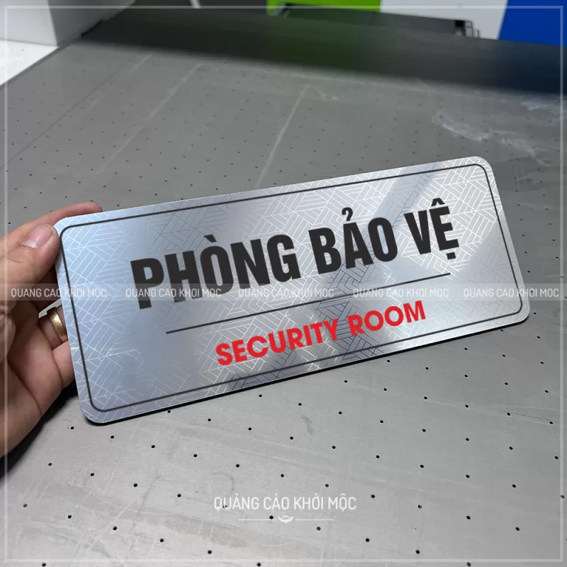 Bảng Tên Phòng Các Loại - KMS-63 - ALu In UV - Ảnh 19