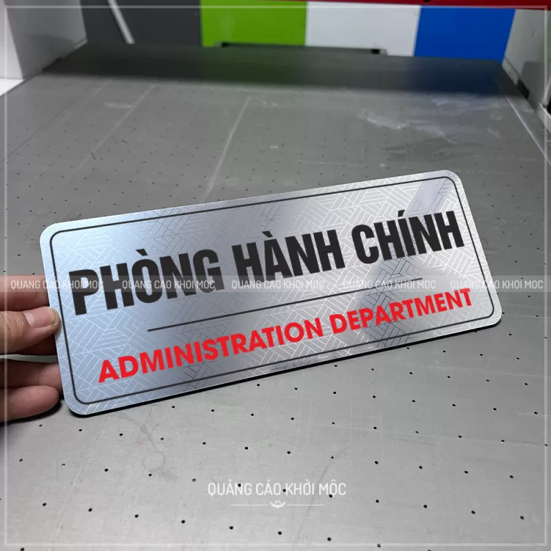 Bảng Tên Phòng Các Loại - KMS-63 - ALu In UV - Ảnh 15
