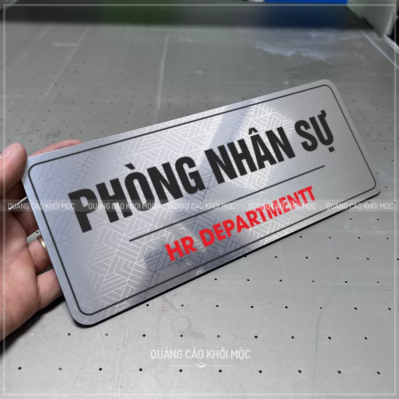 Bảng Tên Phòng Các Loại - KMS-63 - ALu In UV - Ảnh 14