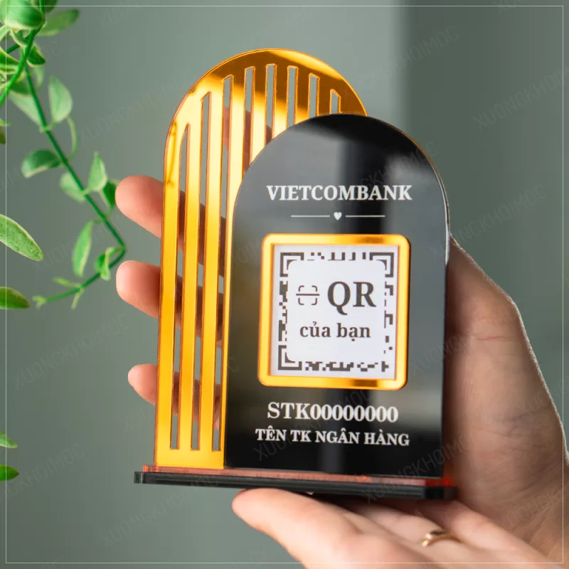 Bảng QR CODE Mica Cao Cấp KMS-31 - Đẹp và Sang Trọng - Ảnh 2