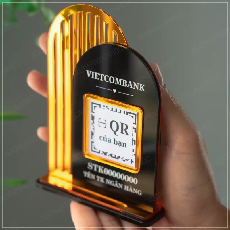 Bảng QR CODE Mica Cao Cấp KMS-31 Đẹp Sang Trọng (2)