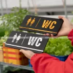 Bảng Toilet WC KMS-41 Mica Gương Sáng Bóng (1)