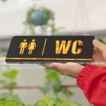 Bảng Toilet WC KMS-41 Mica Gương Sáng Bóng (2)