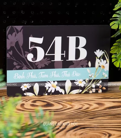 Biển Số Nhà Alu In Uv KMS-17 Chất Lượng Cao Thiết Kế Hiện Đại (1)