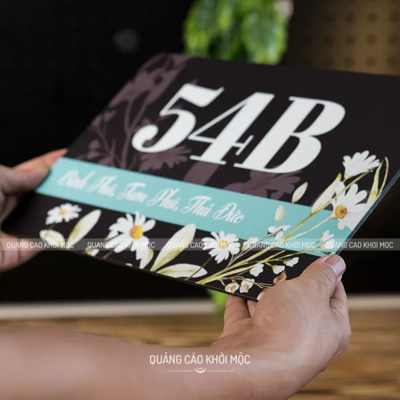 Biển Số Nhà Alu In Uv KMS-17 Chất Lượng Cao Thiết Kế Hiện Đại - Ảnh 2