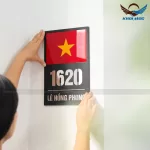 Biển Số Nhà Mica Cao Cấp khắc Lazer - KMS-14 (3)