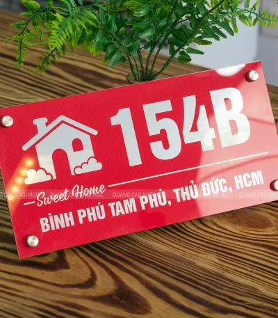 Biển Số Nhà Mica In Uv KMS-16 Nền Alu Gương Cao Cấp 2025 (8)