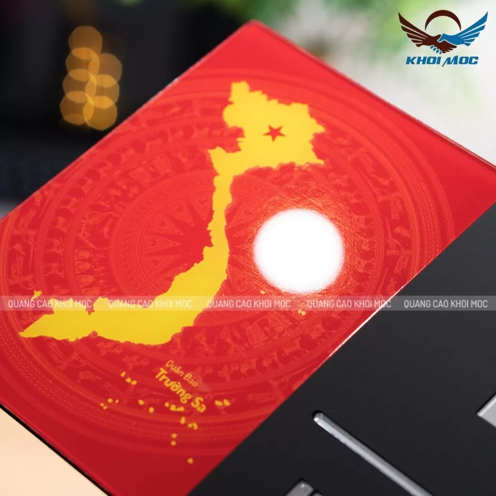 Bảng số nhà in hình bản đồ Việt Nam