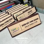 Bảng gỗ chức danh để bàn - Nội dung làm theo yêu cầu KMS-70 - Ảnh 7