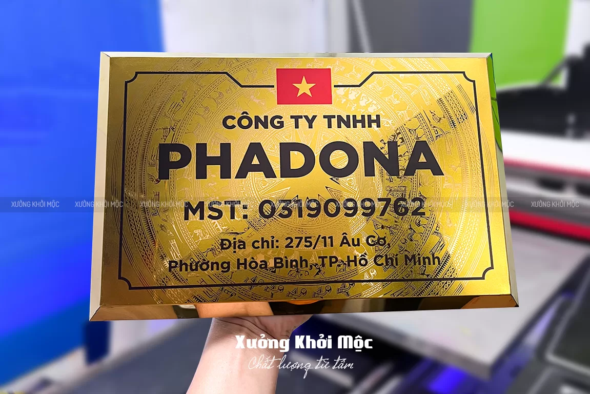 Bảng inox in UV đẹp, sắc nét – Gia công bảng inox theo yêu cầu tại HCM