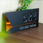 Bảng số nhà mica tráng gương hiện đại cao cấp – KMS-11 - Ảnh 6