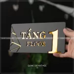 Bảng số tầng mica 2 lớp KMS-24: Tinh Tế, Sang Trọng, Đẳng Cấp