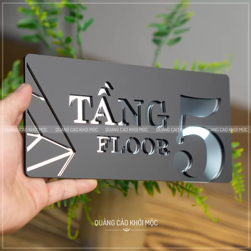 Bảng số tầng mica 2 lớp KMS-24: Tinh Tế, Sang Trọng, Đẳng Cấp - Ảnh 8