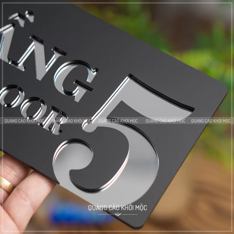 Bảng số tầng mica 2 lớp KMS-24: Tinh Tế, Sang Trọng, Đẳng Cấp - Ảnh 9