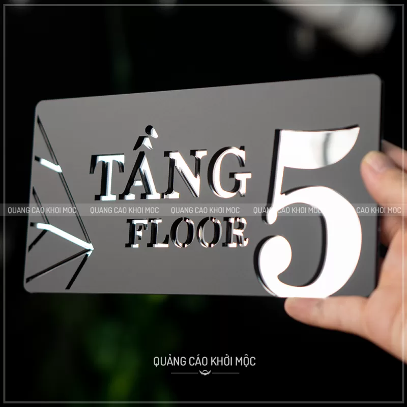 Bảng số tầng mica 2 lớp KMS-24: Tinh Tế, Sang Trọng, Đẳng Cấp - Ảnh 11