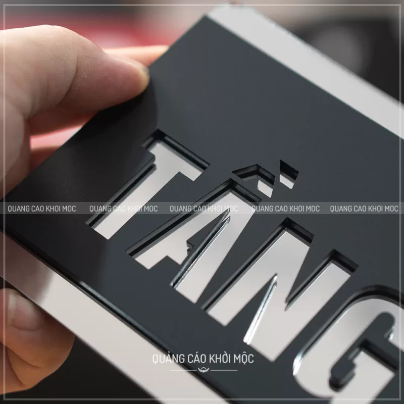 Biển Số Tầng Mica 2 Lớp KMS-25: Sang trọng & tinh tế - Ảnh 3