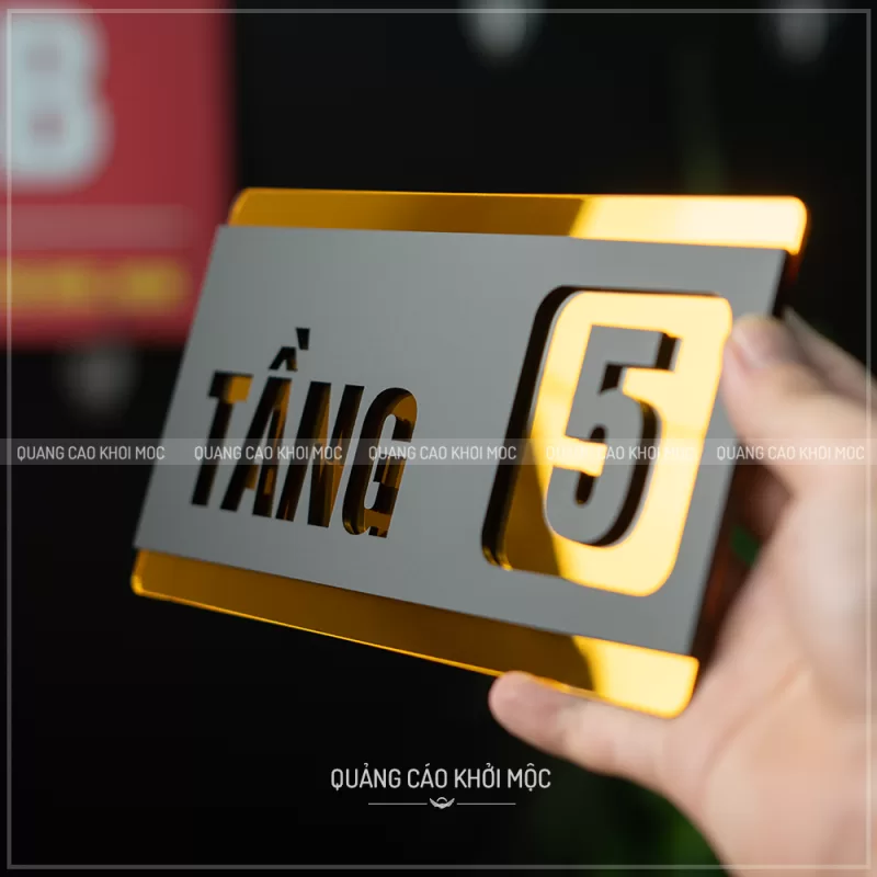 Biển Số Tầng Mica 2 Lớp KMS-25: Sang trọng & tinh tế - Ảnh 10