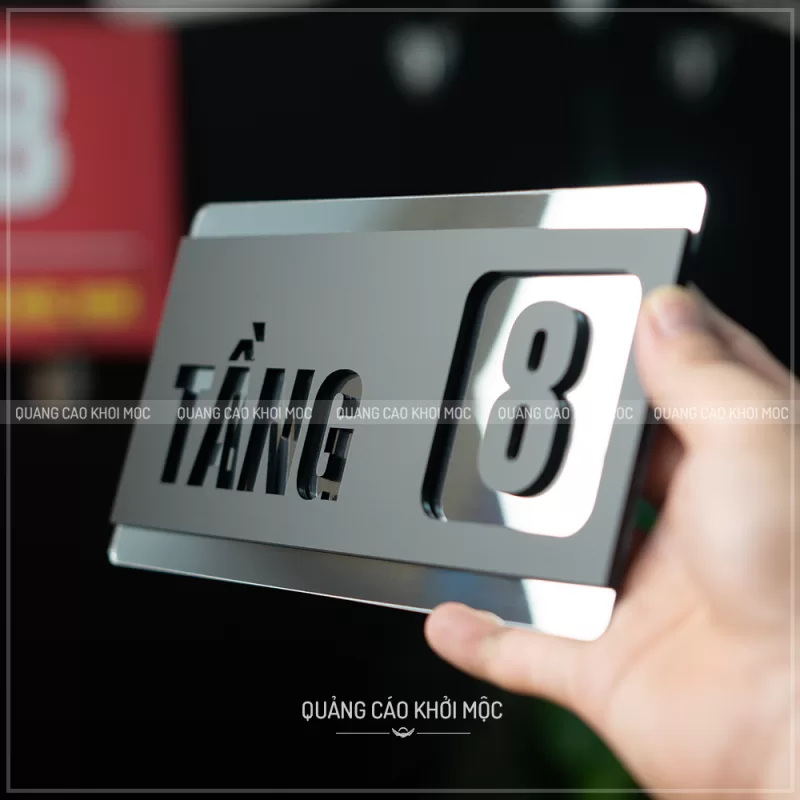 Biển Số Tầng Mica 2 Lớp KMS-25: Sang trọng & tinh tế - Ảnh 4