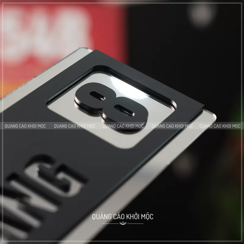 Biển Số Tầng Mica 2 Lớp KMS-25: Sang trọng & tinh tế - Ảnh 2