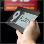 Bảng số tầng KMS-26 – Nhỏ gọn mà sang xịn hết ý! - Bảng mica dán tường kết hợp với mica gương sang trọng, bắt mắt - Ảnh 9