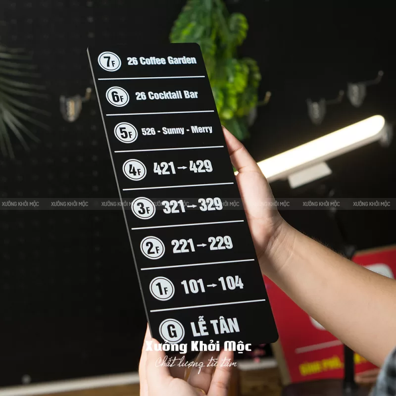 Bảng chỉ dẫn số tầng trong thang máy KMS-28: Nhỏ gọn, tối giản, dễ nhìn - Ảnh 2