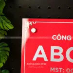 Bảng Tên Công Ty Mica In UV – Nền Alu Gương | Mẫu KMS‑51 - Ảnh 7