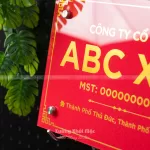 Bảng Tên Công Ty Mica In UV – Nền Alu Gương | Mẫu KMS‑51 - Ảnh 3