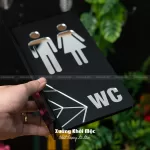 Bảng toilet mica Sang Trọng dạng vẫy: Mã KMS-46 - Ảnh 10