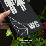 Bảng toilet mica Sang Trọng dạng vẫy: Mã KMS-46 - Ảnh 5