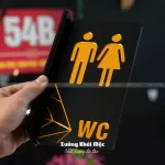 Bảng toilet mica Sang Trọng dạng vẫy: Mã KMS-46 - Ảnh 3