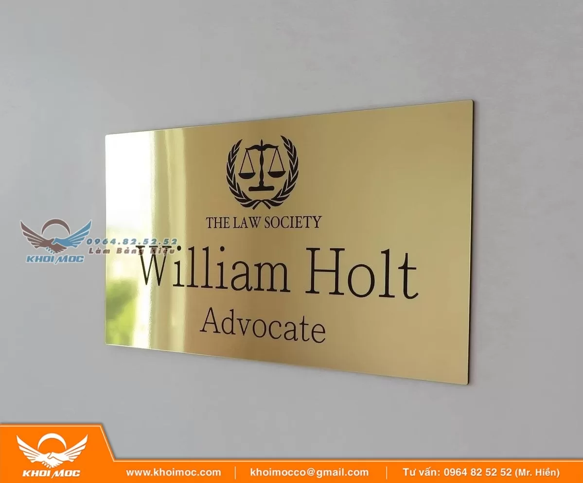 Gia Công Biển Số Nhà Inox Ăn Mòn 17