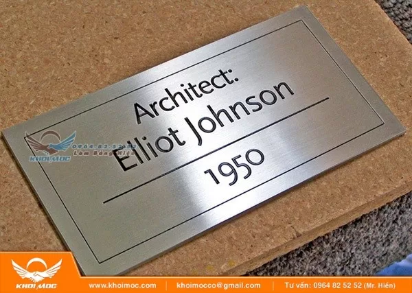 Gia Công Biển Số Nhà Inox Ăn Mòn 18