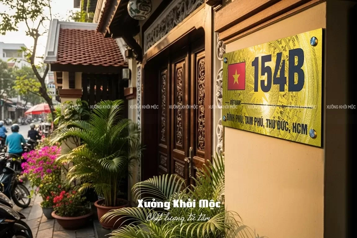 Gia Công Biển Số Nhà Inox Ăn Mòn 5