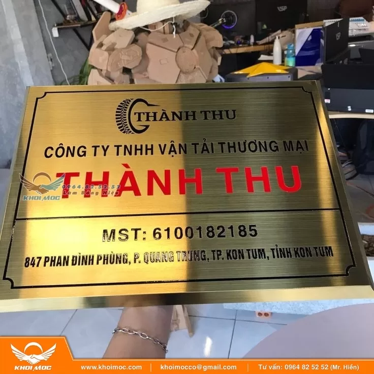 Gia Công Biển Số Nhà Inox Ăn Mòn 9