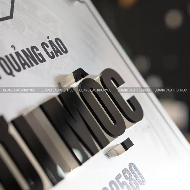Bảng Tên Công Ty alu in UV sang trọng KMS-54 - Ảnh 8