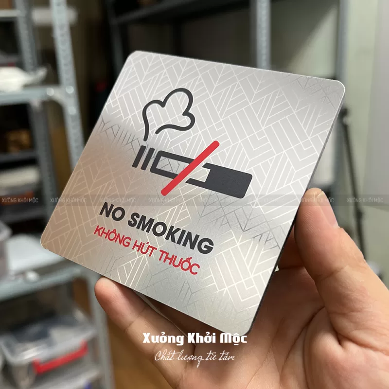 Biển chỉ dẫn KMS-67 – Alu gương vàng, gương bạc in UV - Ảnh 4