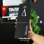 Bảng Toilet Men (Nam) Women (Nữ) Mica Dán Tường KMS-47 - Ảnh 4