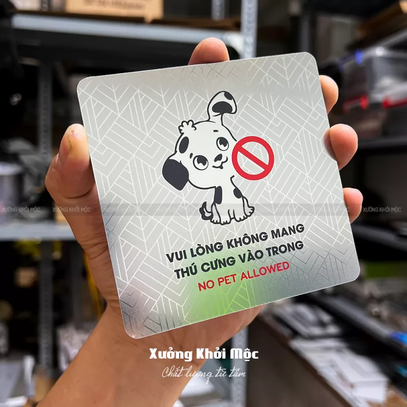 Biển chỉ dẫn KMS-67 – Alu gương vàng, gương bạc in UV - Ảnh 6