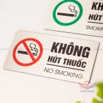 Bảng dán “Cấm hút thuốc / No Smoking” và “Khu vực hút thuốc / Smoking Area” - Khởi Mộc - Ảnh 13