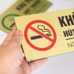 Bảng dán “Cấm hút thuốc / No Smoking” và “Khu vực hút thuốc / Smoking Area” - Khởi Mộc - Ảnh 3