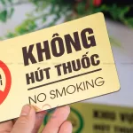 Bảng dán “Cấm hút thuốc / No Smoking” và “Khu vực hút thuốc / Smoking Area” - Khởi Mộc - Ảnh 4