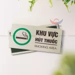 Bảng dán “Cấm hút thuốc / No Smoking” và “Khu vực hút thuốc / Smoking Area” - Khởi Mộc - Ảnh 5