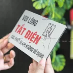 Bảng “Vui Lòng Tắt Điện” KMD64 | Khởi Mộc - Ảnh 4